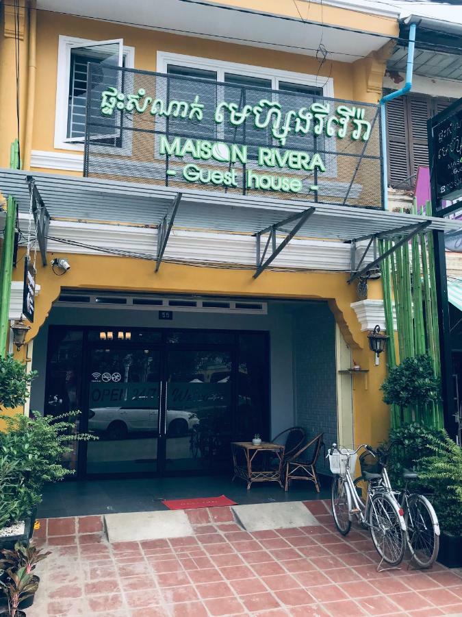 Maison Rivera Guest House Kampot Exterior foto